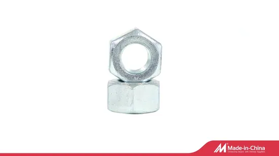 ANSI DIN985 DIN982 Nylon Insert Lock Nut White/Blue Zinc Plated Selflock Nut